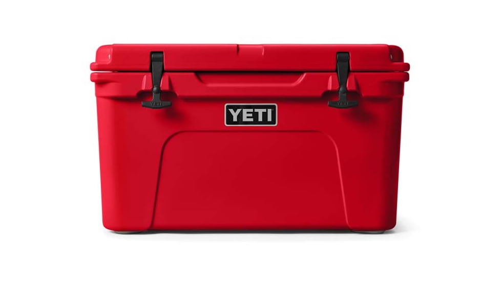 Yeti Tundra 45 Hard Cooler, Rescue Red, 65 Quart, 10045350000