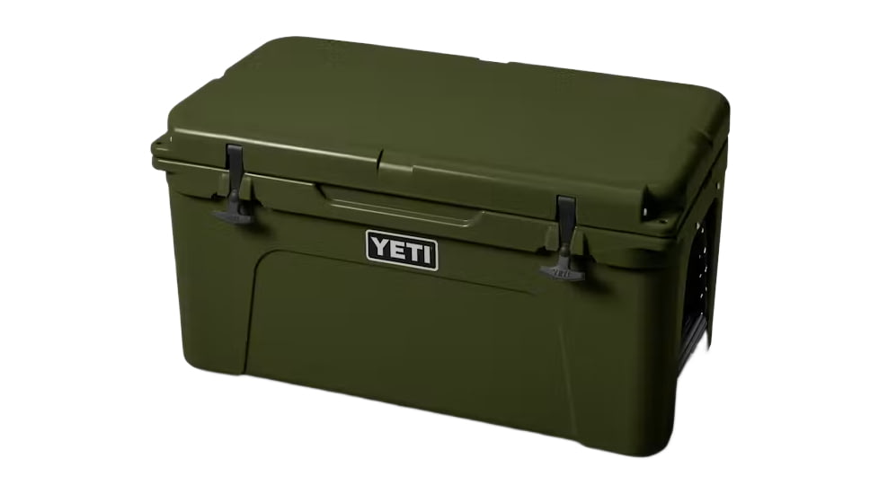 Yeti Tundra 65 Quart Hard Cooler, Olive, 10065450007