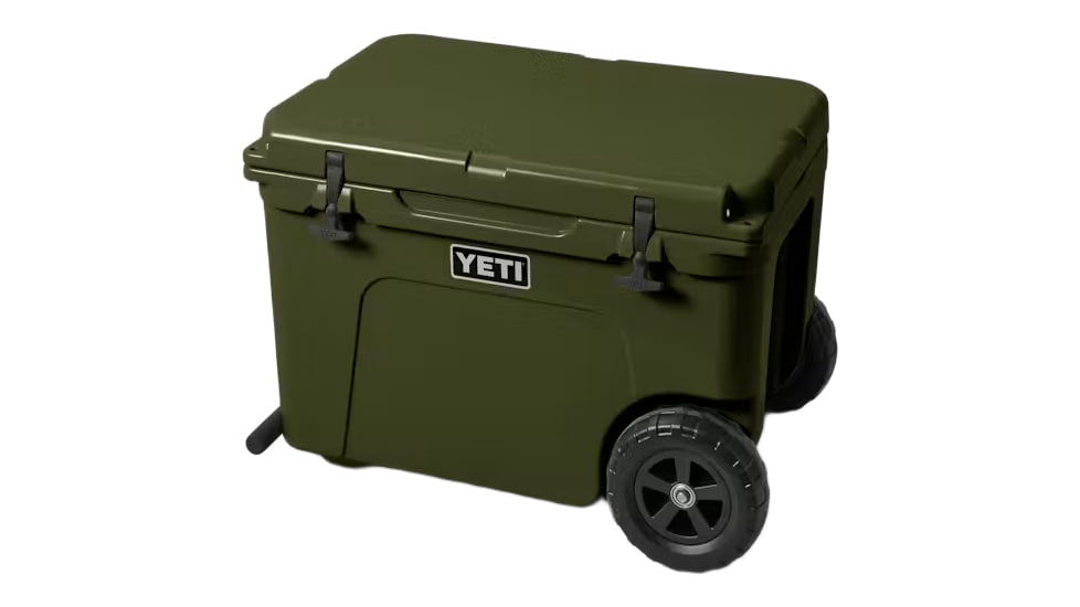 Yeti Tundra Haul Wheeled Hard Cooler, Olive, 10060450009