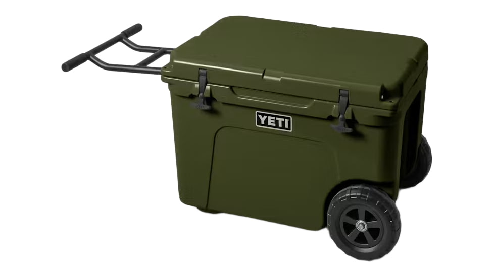 Yeti Tundra Haul Wheeled Hard Cooler, Olive, 10060450009