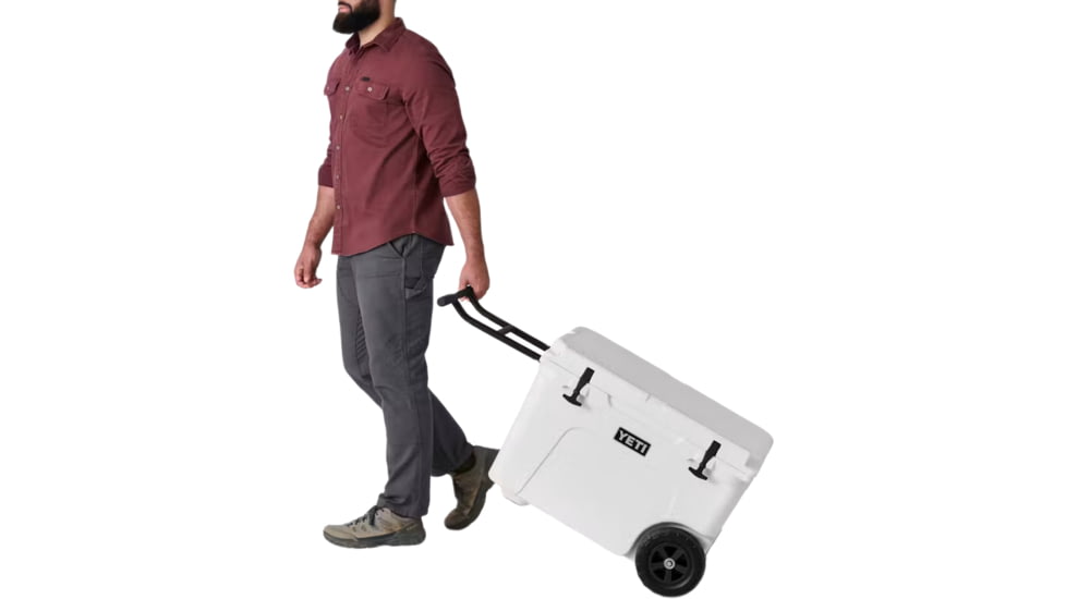 Yeti Tundra Haul Wheeled Hard Cooler, Olive, 10060450009