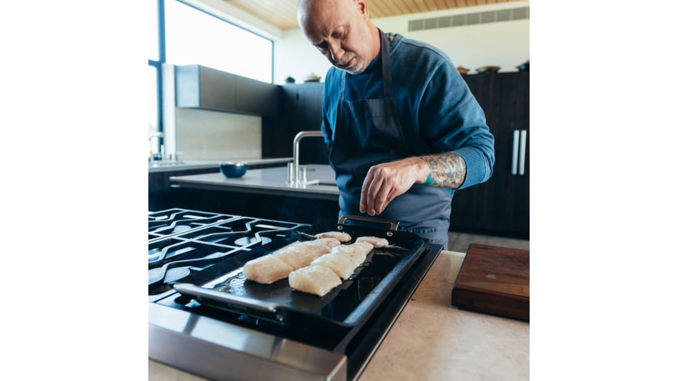 Yeti Carbon Steel Double Burner Griddle