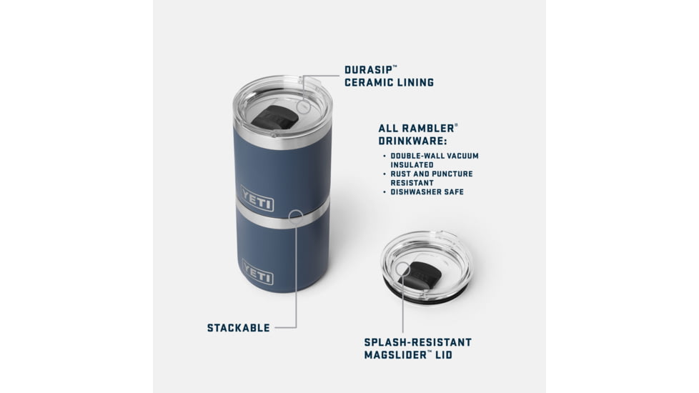Yeti Rambler 10 oz Ceramic Lining Lowball 2.0 w/MagSlider Lid