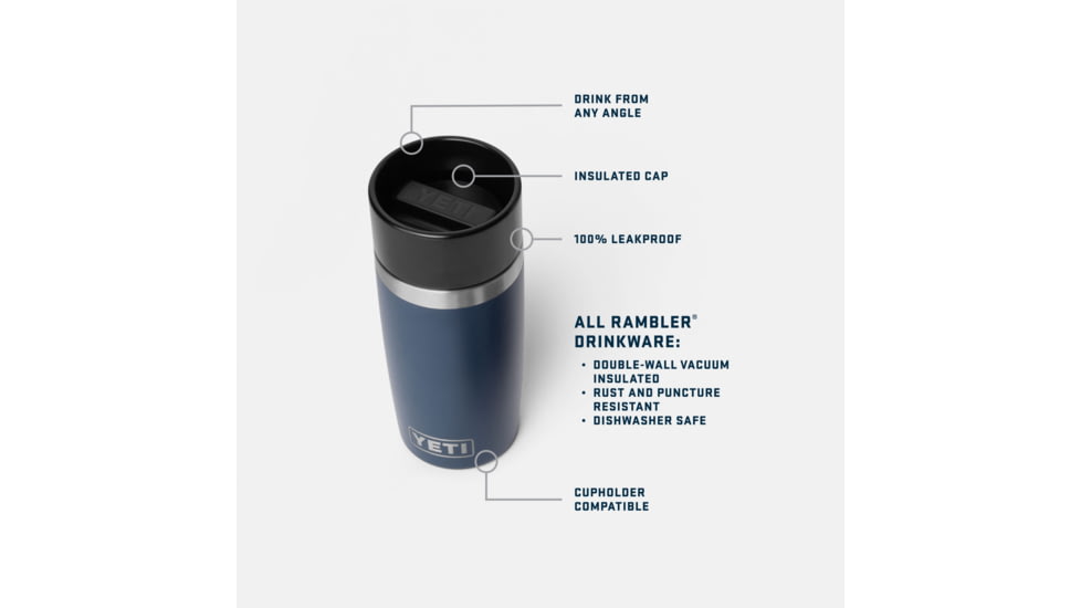 Yeti Rambler 12 oz Travel Bottle w/Commuter Cap