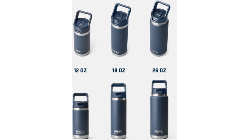 Yeti Rambler 18 oz Water Bottle w/Straw Cap