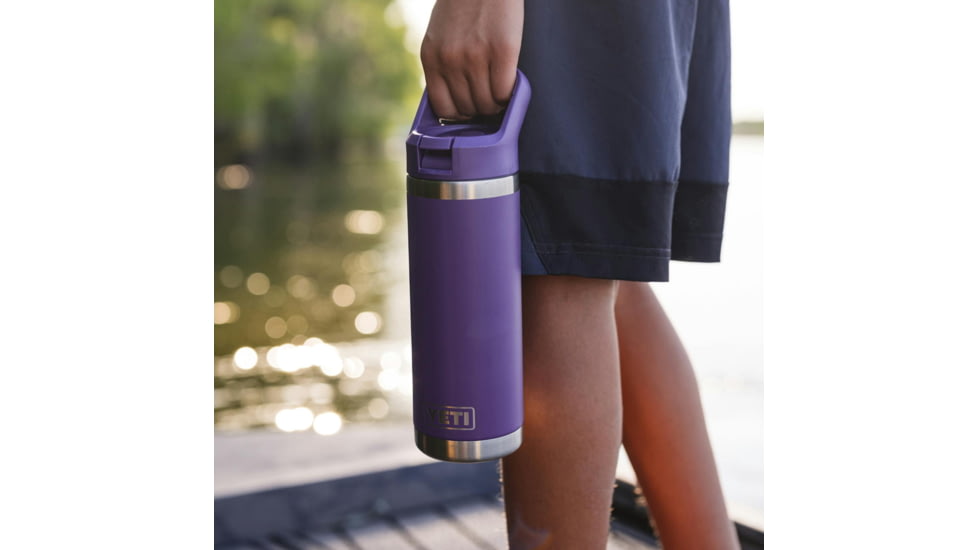 Yeti Rambler 18 oz Water Bottle w/Straw Cap