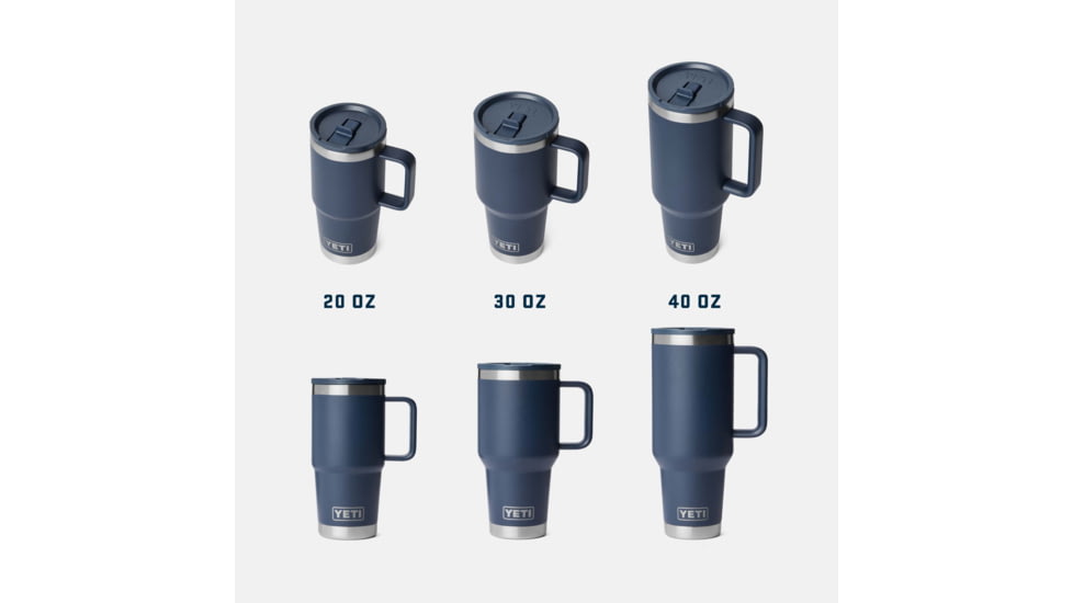 Yeti Rambler 20 oz Travel Mug w/Straw Cap