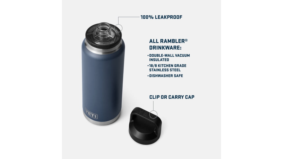 Yeti Rambler 36 oz Water Bottle w/Color-Matched Chug Cap