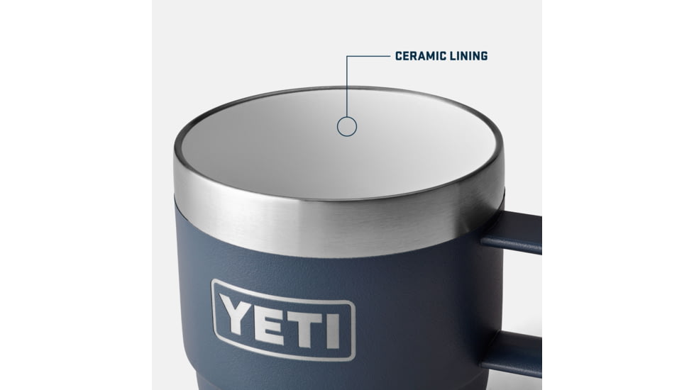 Yeti Rambler 6 oz Stackable Mugs w/Durasip Ceramic Lining