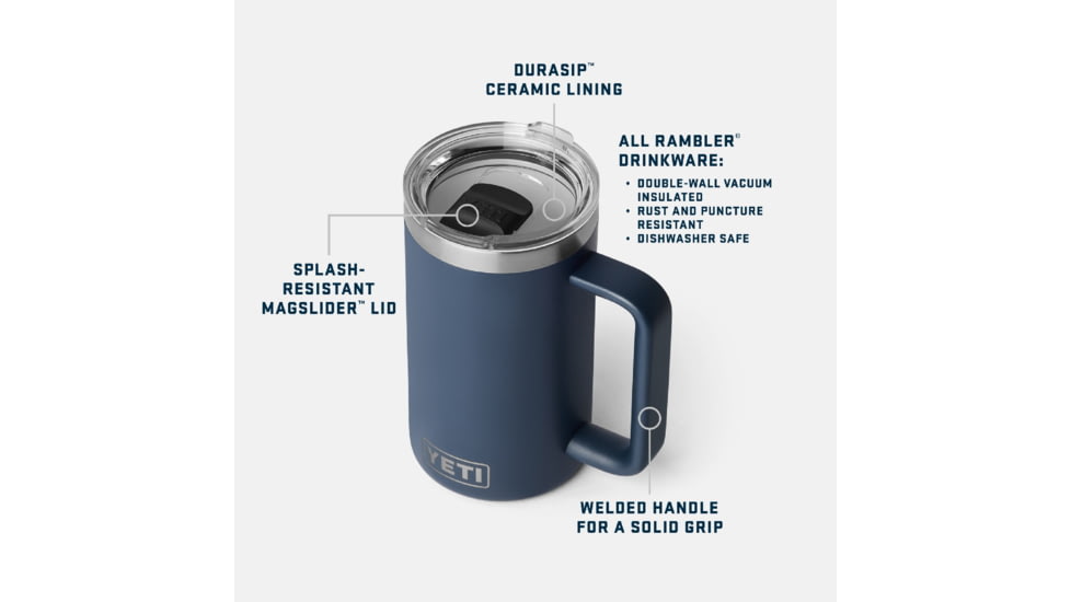 Yeti Rambler Ceramic Lined Mug w/ 2.0 MagSlider Lid
