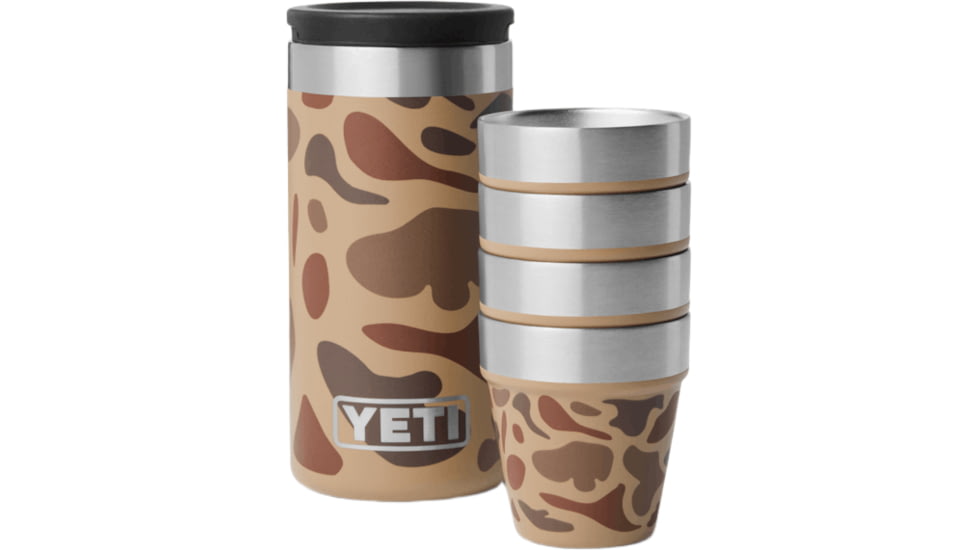 Yeti YETI Shot Glasses &amp; Case, Wetlands Camo, 21071504819