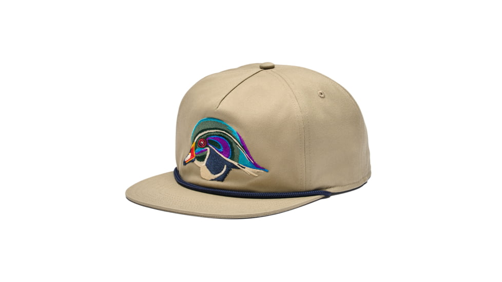 Yeti Wood Duck Flat Brim Rope Hat