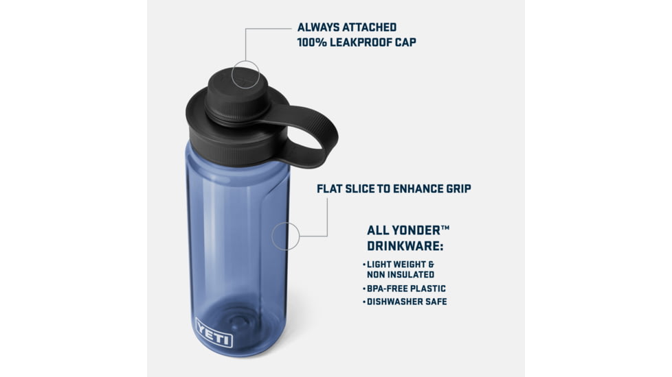 Yeti Yonder 0.75L Tether Bottle, Charcoal, 0.75 Liter, 21071502372