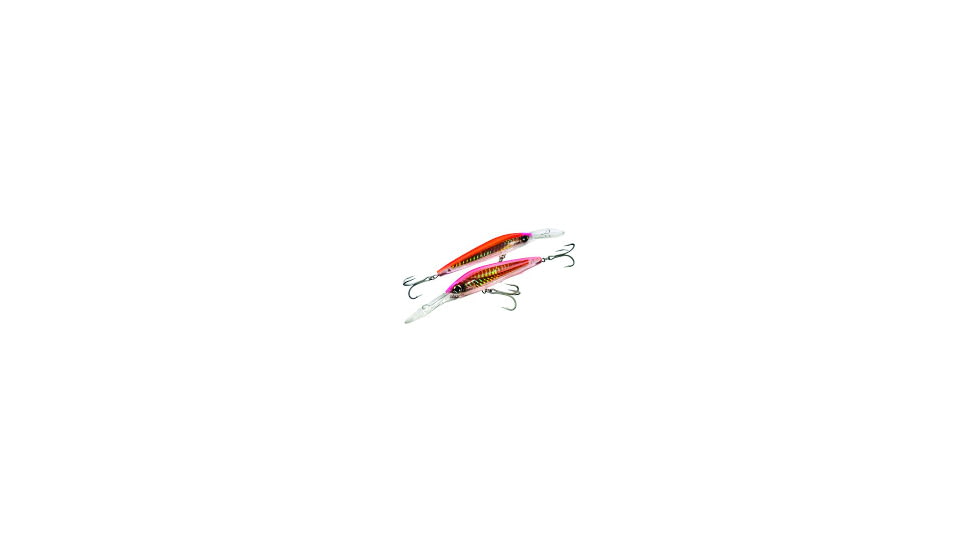 Yo-Zuri 3D Magnum DD Deep Diving Lure, 7in, 3 1/8 oz, Pink &amp; Orange, Floating, R1165CPPO