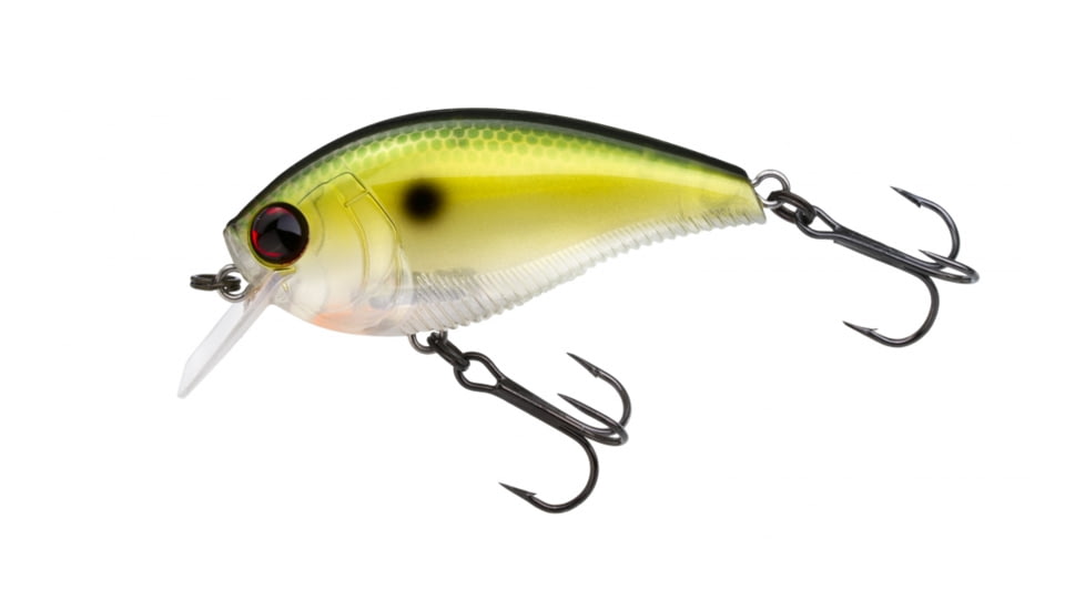 Yo-Zuri 3DB Crank 1.5 Squarebill Lure, 60mm, Green Shad, R1352 MSH