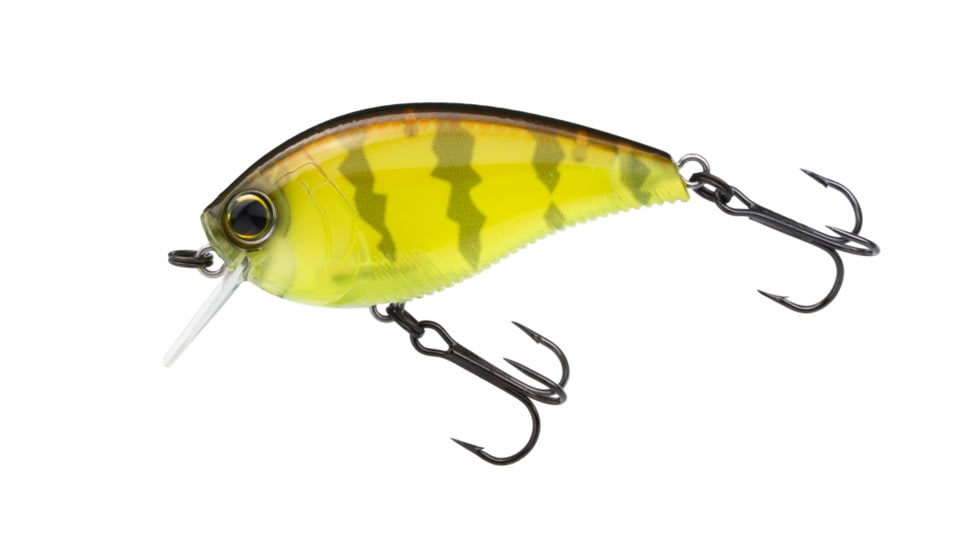 Yo-Zuri 3DB Crank 1.5 Squarebill Lure, 60mm, Prism Chart Perch, R1352 PCPC