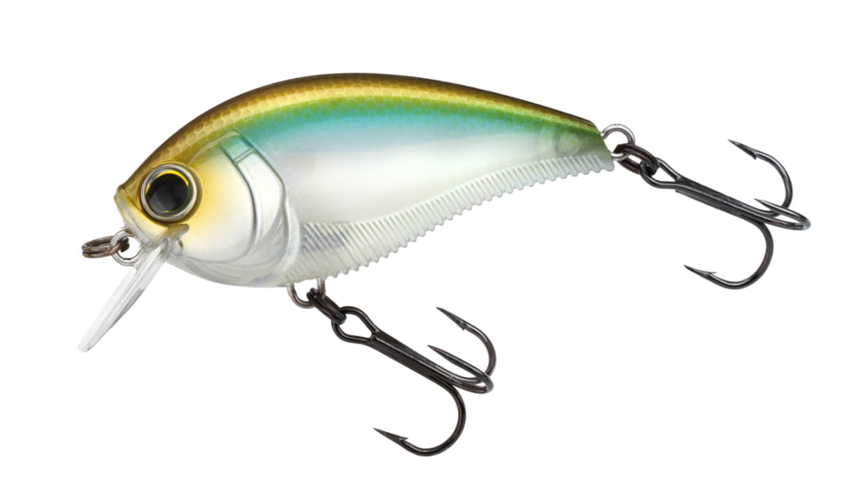 Yo-Zuri 3DB Crank 1.5 Squarebill Suspending Lure, 60mm, 2-3/8in, Ghost Pearl Shad, R1352 GSPS