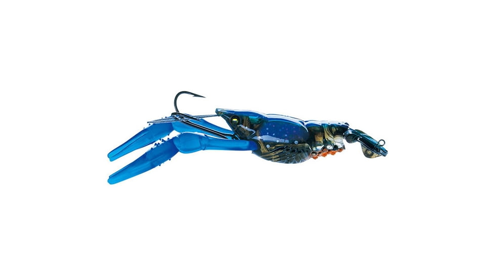 Yo-Zuri 3DB Crayfish Lure, 75mm, Prism Black/Blue, R1109 PBLB