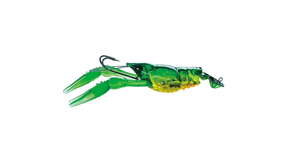 Yo-Zuri 3DB Crayfish Lure, 75mm, Prism Green, R1109 PG