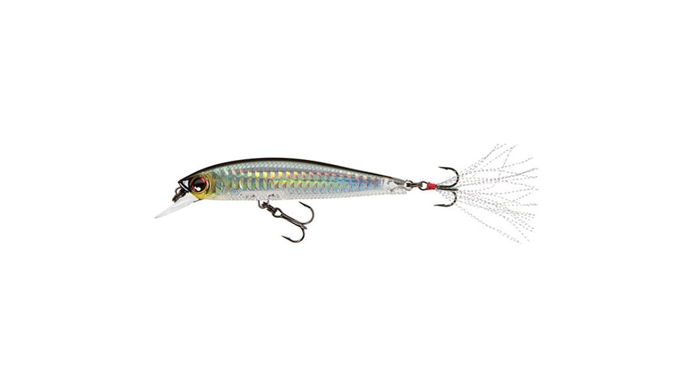 Yo-Zuri 3DB Jerkbair Lure, 90mm, Prism Silver Black, R1103 PSBL