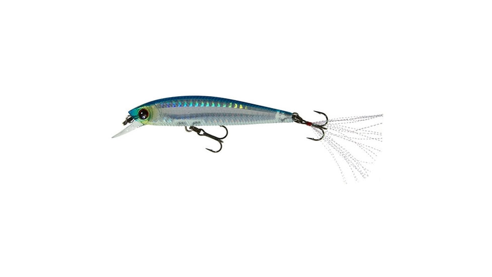 Yo-Zuri 3DB Jerkbair Lure, 90mm, Prism Silver Blue, R1103 PSB