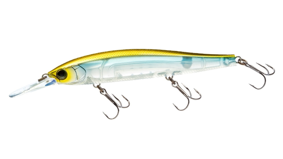 Yo-Zuri 3DB Jerkbait 110 Suspending Lure, 110mm, 4-3/8in, Ghost Pear Shad, R1355 GSPS