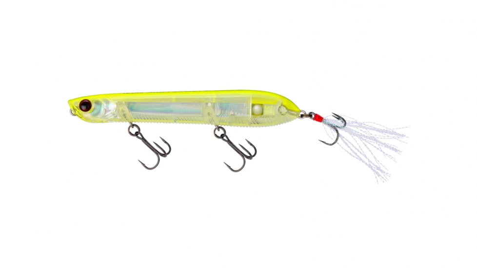 Yo-Zuri 3DB Pencil Popper Lure, 110mm, Prism Chartreuse Silver, R1444 PCLS
