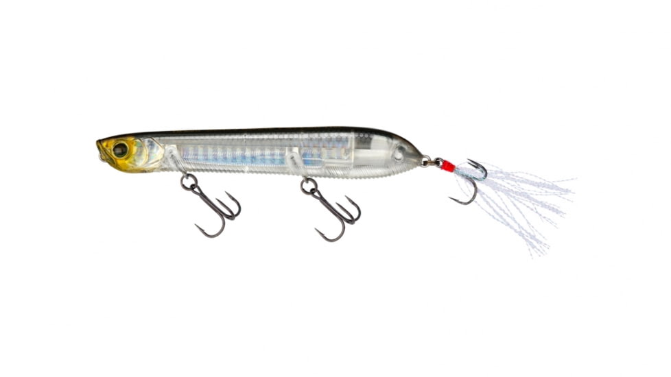Yo-Zuri 3DB Pencil Popper Lure, 110mm, Prism Silver/Black, R1444 PSBL