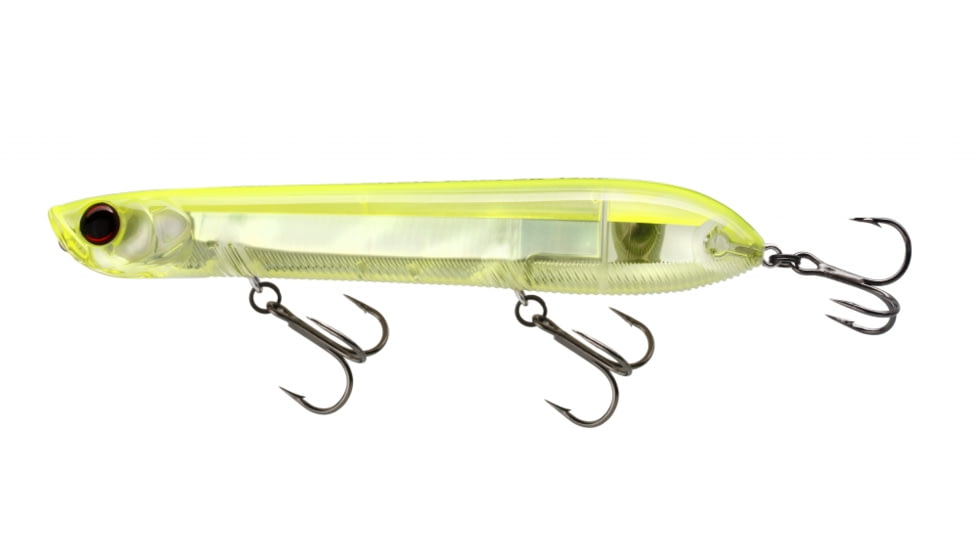 Yo-Zuri 3DB Pencil Popper Lure, 135mm, Prism Chartreuse Silver, R1373 PCLS