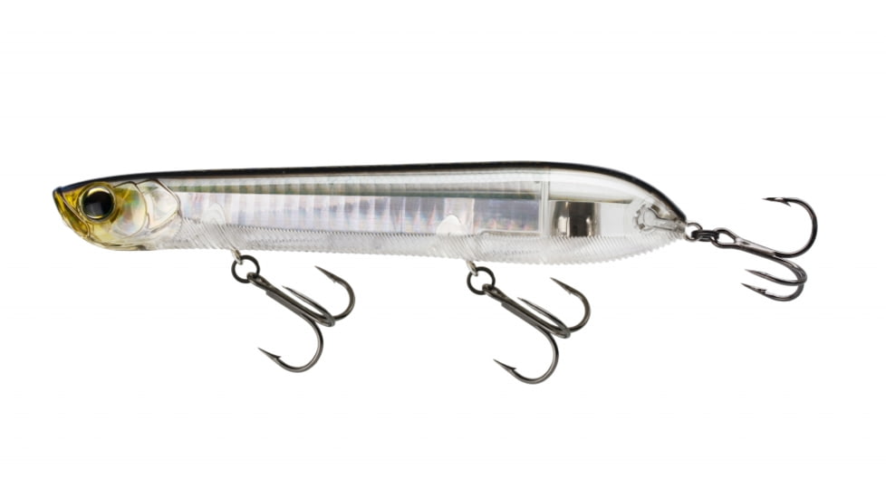 Yo-Zuri 3DB Pencil Popper Lure, 135mm, Prism Silver/Black, R1373 PSBL