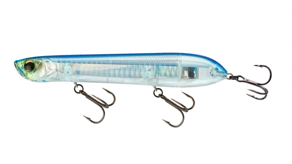 Yo-Zuri 3DB Pencil Popper Lure, 135mm, Prism Silver/Blue, R1373 PSB
