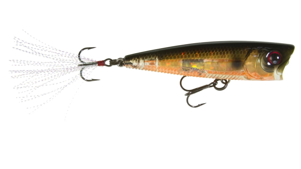 Yo-Zuri 3DB Popper Lure, 75mm, Prism Gold Black, R1101 PGBL