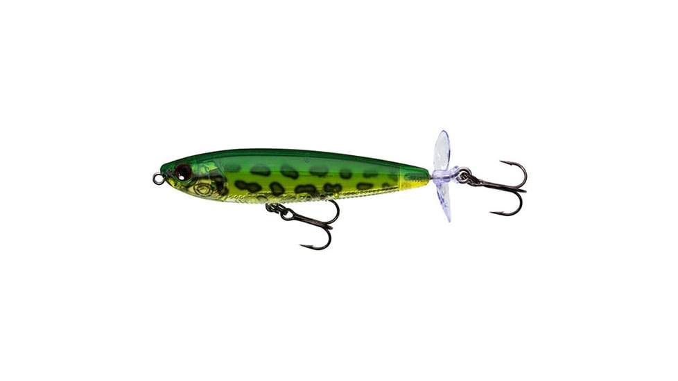 Yo-Zuri 3DB Prop Lure, 90mm, Prism Frog, R1107 PF
