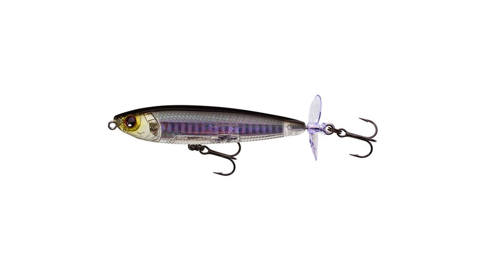 Yo-Zuri 3DB Prop Lure, 90mm, Prism Silver Black, R1107 PSBL