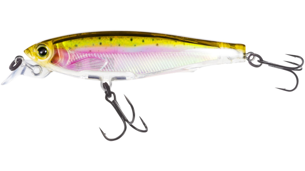 Yo-Zuri 3Dr Minnow, Suspending, 2.5ft, Real Rainbow Trout, 2-3/4in, 1/4oz, #8 Hook, R1308RRT