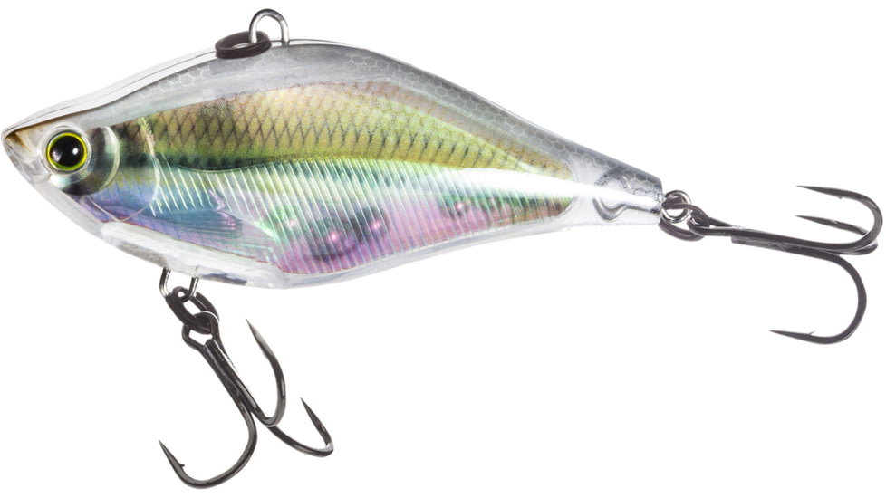Yo-Zuri 3Dr Vibe, Sinking,, Real Glass Minnow, 2-3/8in, 1/2oz, #8 Hook, R1321RGLM