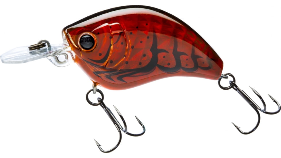 Yo-Zuri 3DR-X Flat Crank Lure, 55mm, Translucent Brown Crawfish, R1443 TBCF
