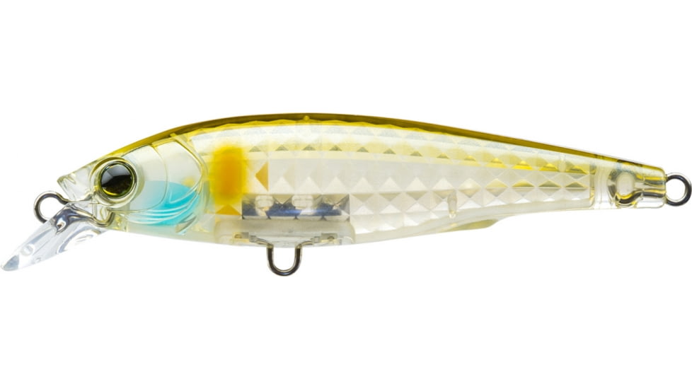 Yo-Zuri 3DR-X Jerkbait Suspending Lure, 80mm, Prism Ghost Shad, R1437 PGSH