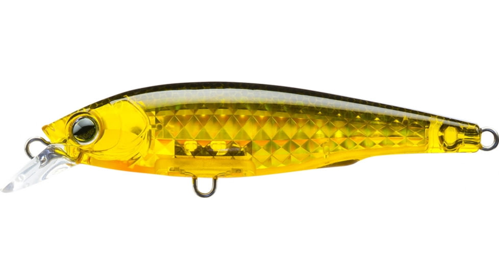 Yo-Zuri 3DR-X Jerkbait Suspending Lure, 80mm, Prism Gold/Black, R1437 PGBL