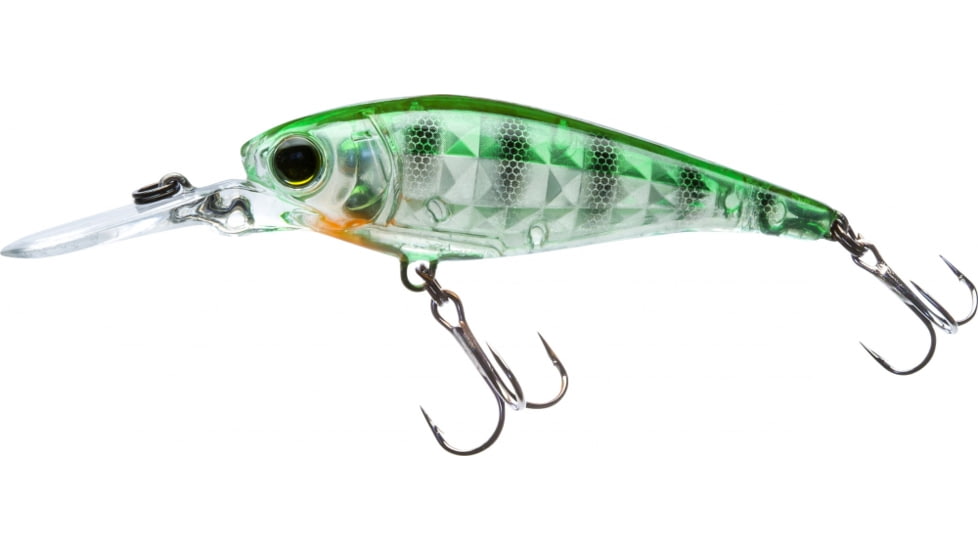 Yo-Zuri 3DR-X Shad Suspending Lure, 60mm, Ghost Perch, R1438 GSPC