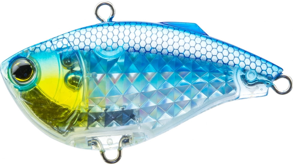 Yo-Zuri 3DR-X Vibe Sinking Lure, 60mm, Prism Silver/Blue, R1439 PSB