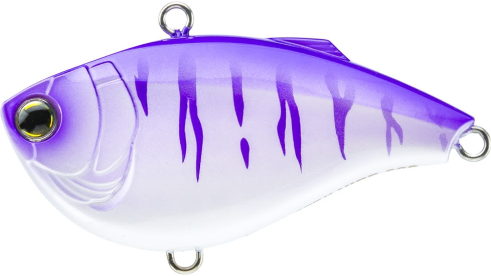 Yo-Zuri 3DR-X Vibe Sinking Lure, 60mm, UV Purple Tiger, R1439 UPUT
