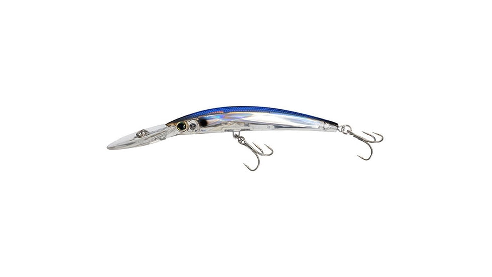 Yo-Zuri Crystal 3D Minnow Deep Diver Luge, 130mm, Silver/Blue, F1153 B
