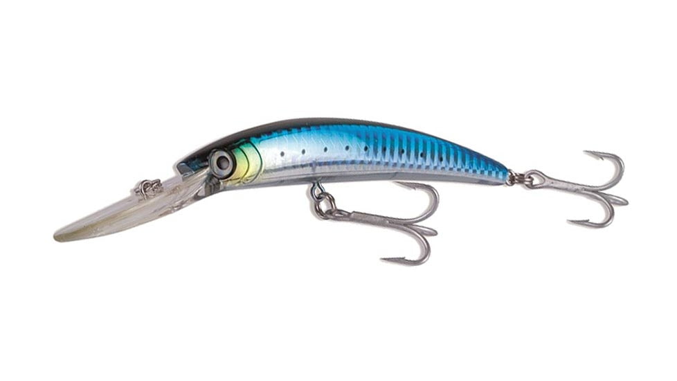 Yo-Zuri Crystal Minnow Deep Diver Plug, Holo Sardine, 9/16 oz, 4-3/8 in, R539-GHIW