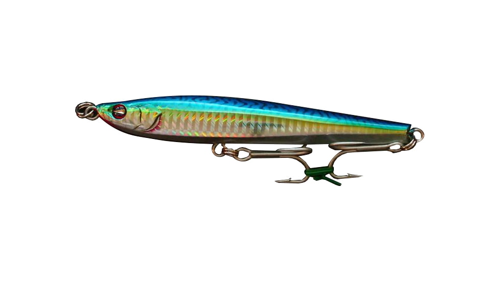 Yo-Zuri Edge Minnow Trembler, Blu Mackerel Flash, 1/2 oz, 3-3/8 in, R973-SHBM
