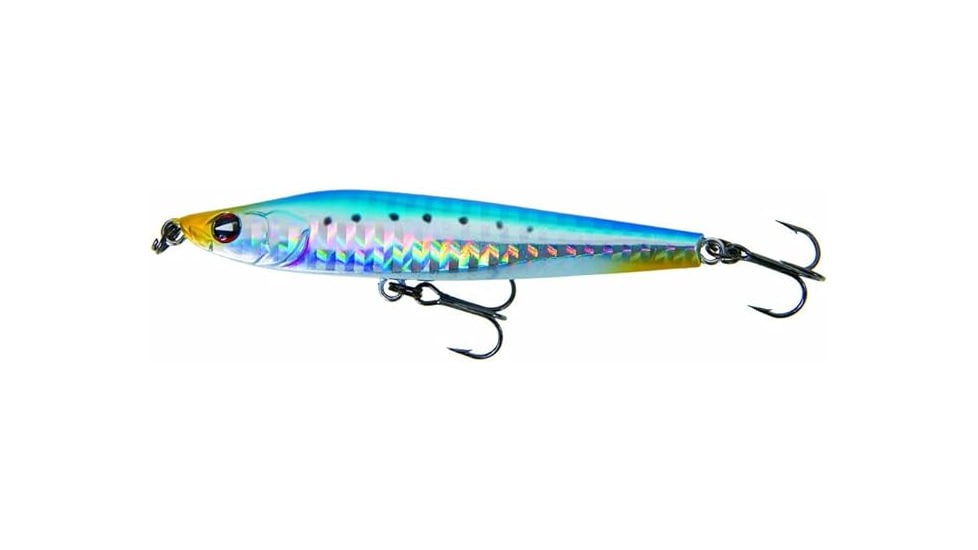 Yo-Zuri Edge Minnow Trembler, Sardine Flash, 1/2 oz 3, 3/8 in, R973-SHIW