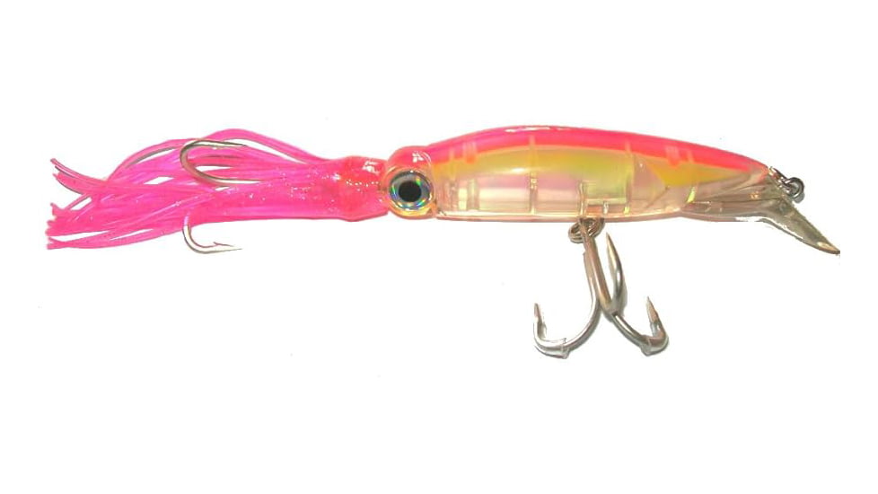 Yo-Zuri Hydro Squirt Lures, Pink/Clear, 1-3/8 oz, 6 in, F176-TMPK