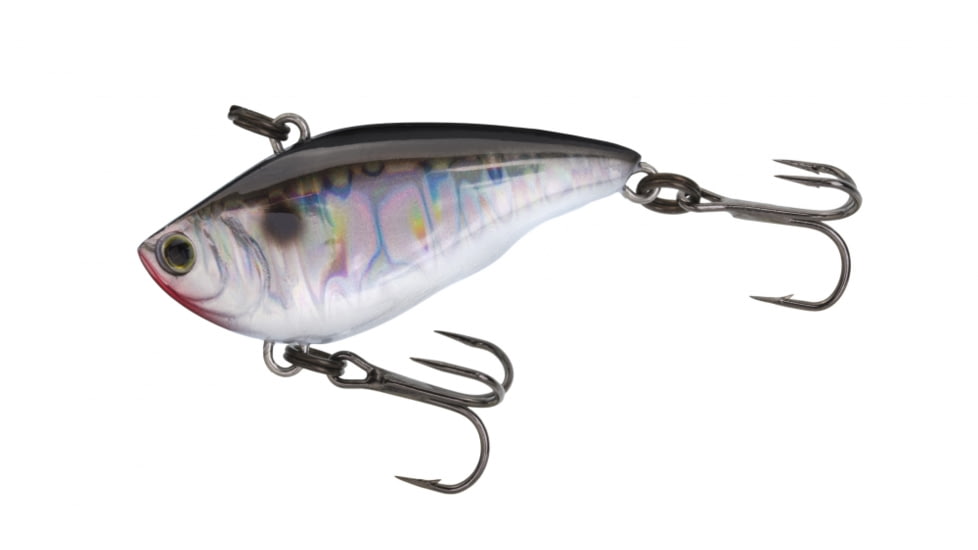 Yo-Zuri Rattln Vibe Mini Lure, 40mm, Black/Silver, R1354 CSBL