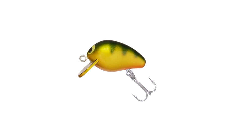 Yo-Zuri Snap Beans Sinking Crankbait 1/16oz, 1in, 1-2 Feet, 12 Hooks, Perch, R1217PC