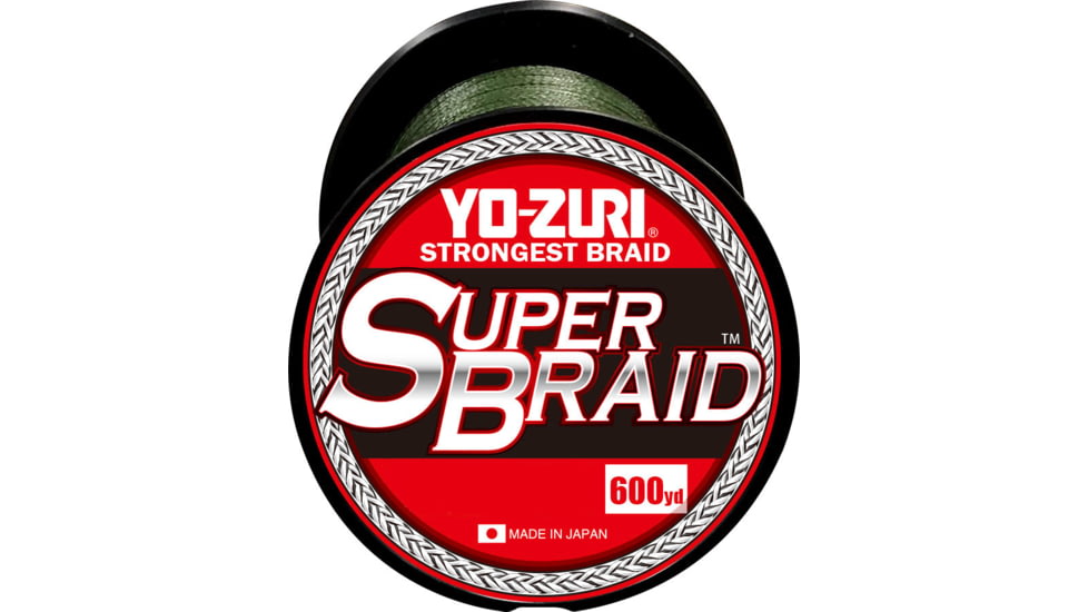 Yo-Zuri SuperBraid Line 600 yd, 40 lb, Dark Green, YZ SB 40LB DG 600YD